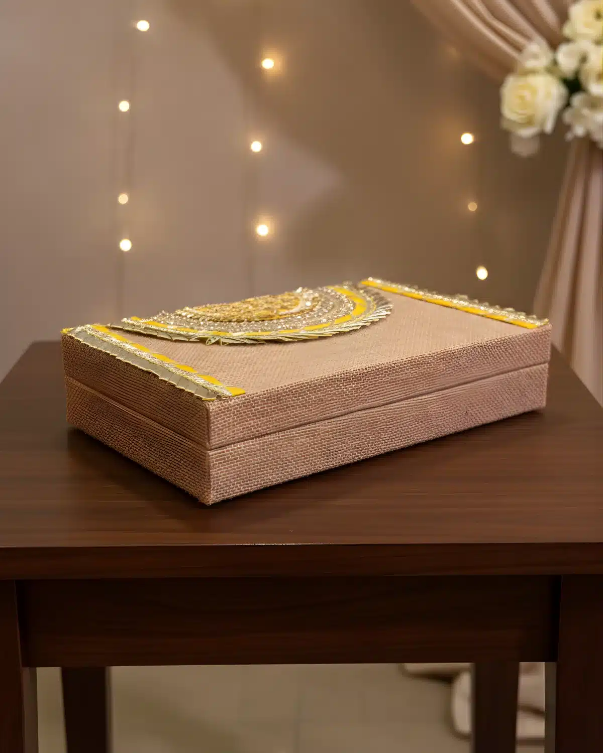 Crystal Luxe Round Acrylic Hamper Box